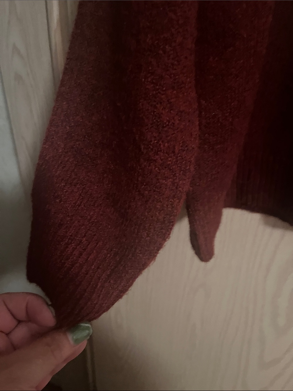 Papillon Burgundy Sweater - Picture 8 of 11